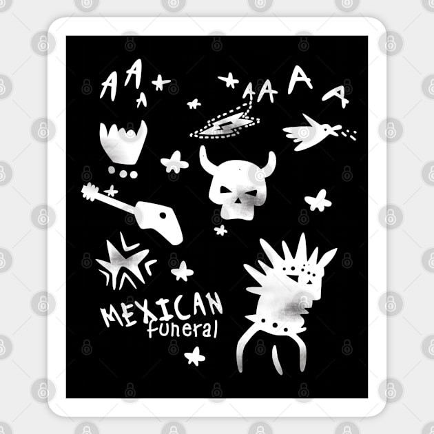 Mexican Funeral Sticker by Plan8